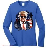 Donald Trump For President 2024 Gift Women's Long Sleeve Shirt thumb 0