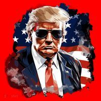 Donald Trump For President 2024 Gift Santa Hat thumb 1