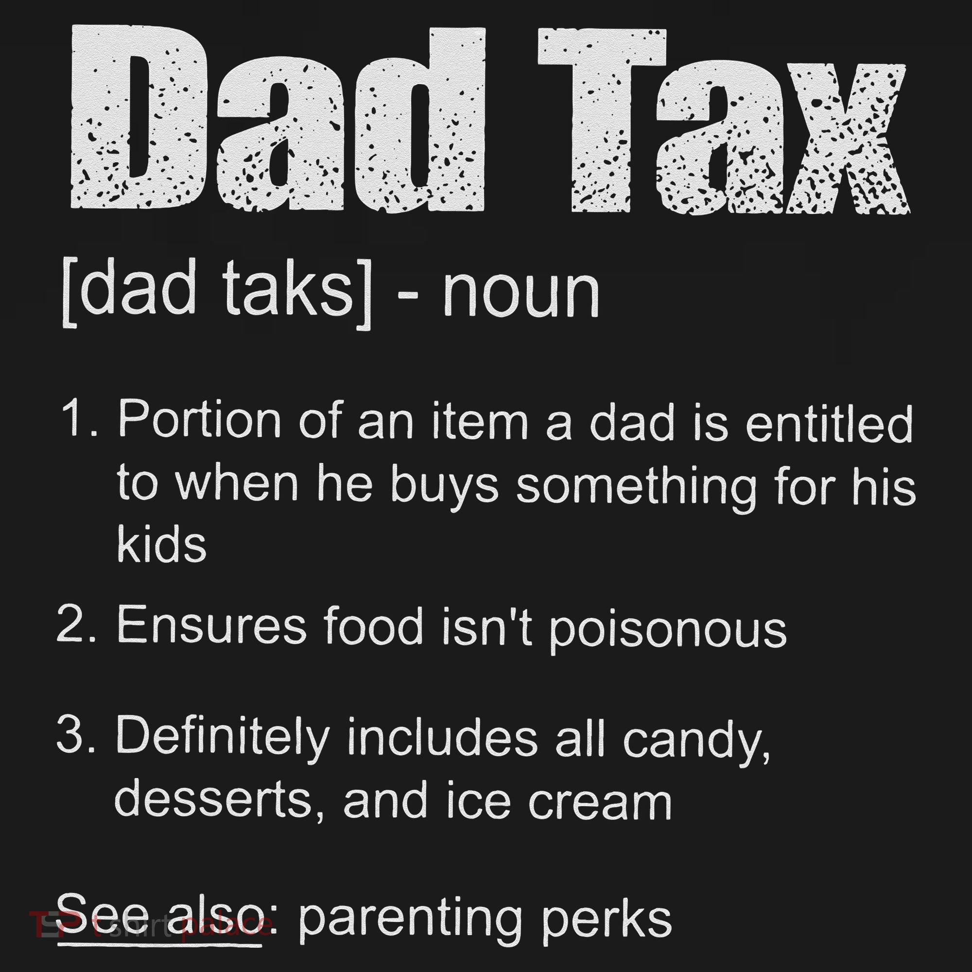 Dad Tax Funny Dad Tax Definition Father's Day Mousepad