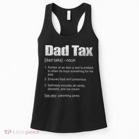 Dad Tax Funny Dad Tax Definition Father's Day Women's Tank Top thumb 0