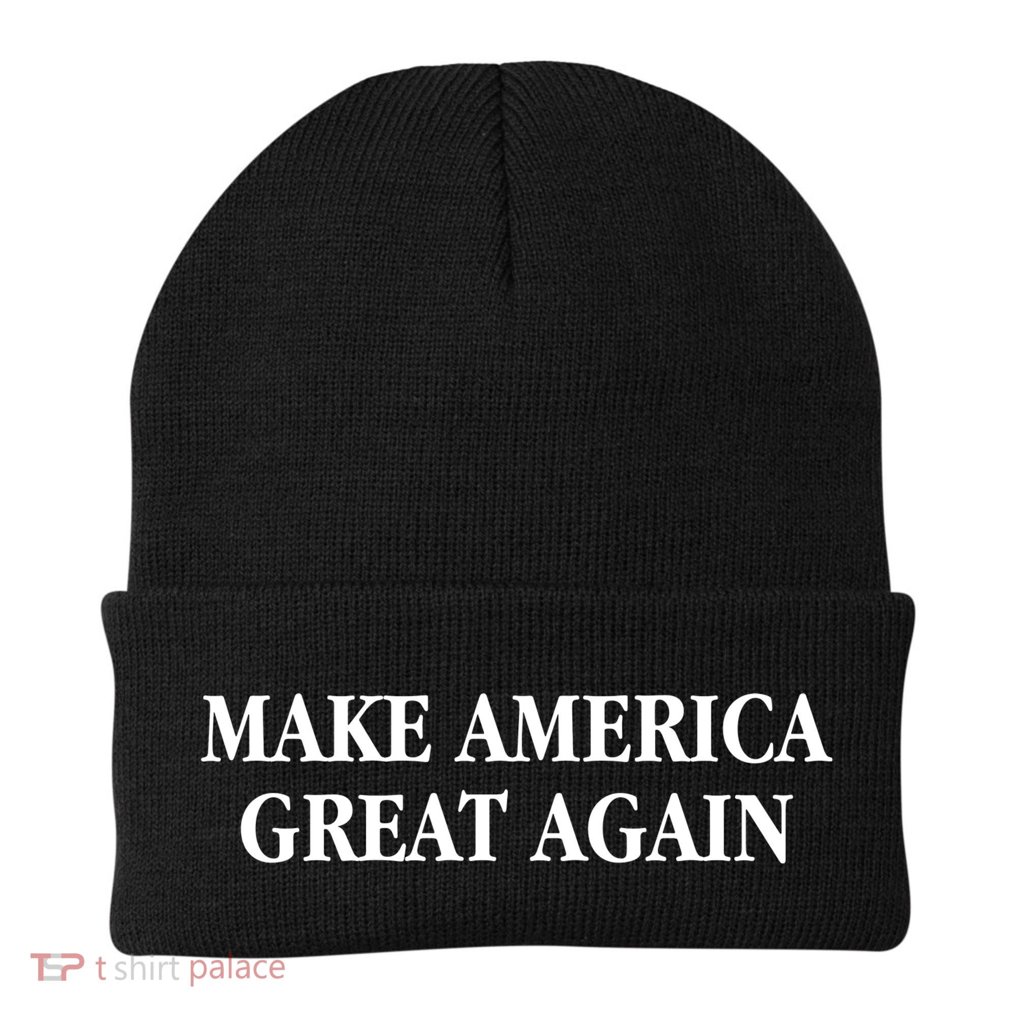 Make America Great Again Trump President Patriotic Beanie