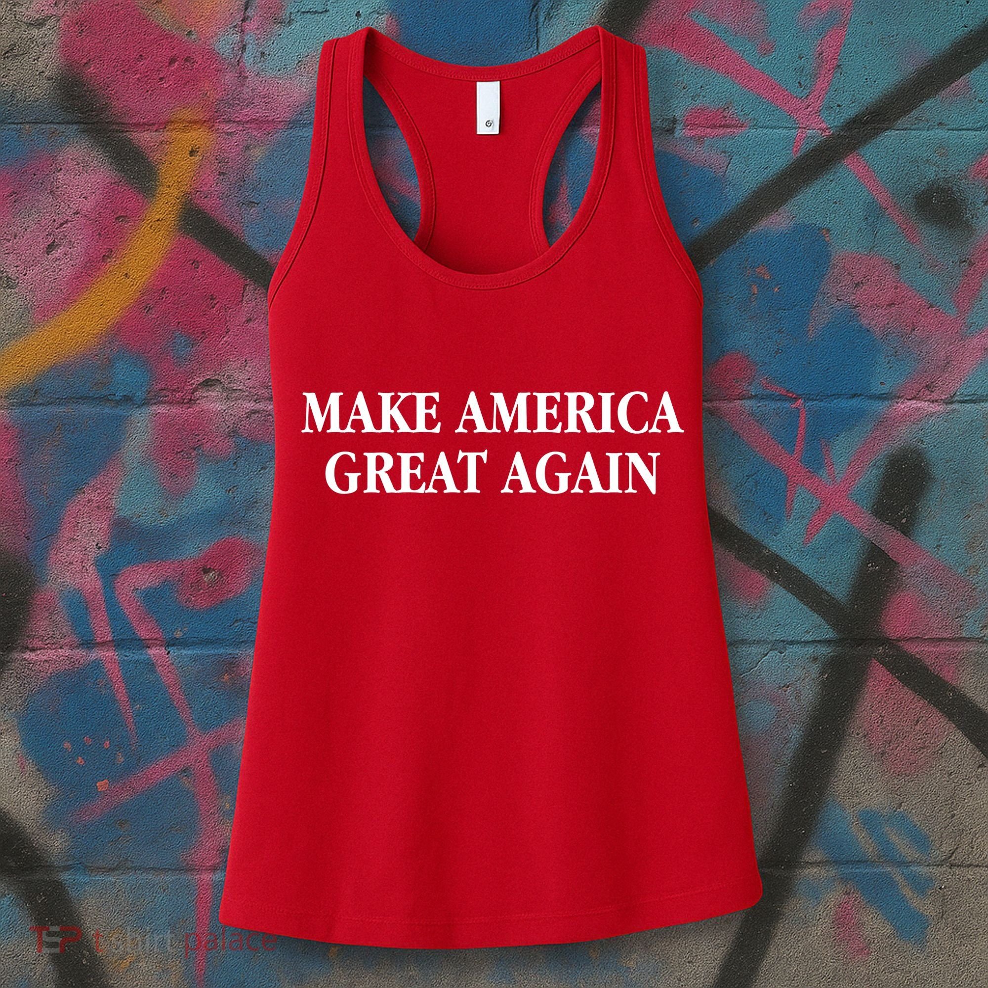 Make America Great Again Trump President Patriotic Women's Tank Top