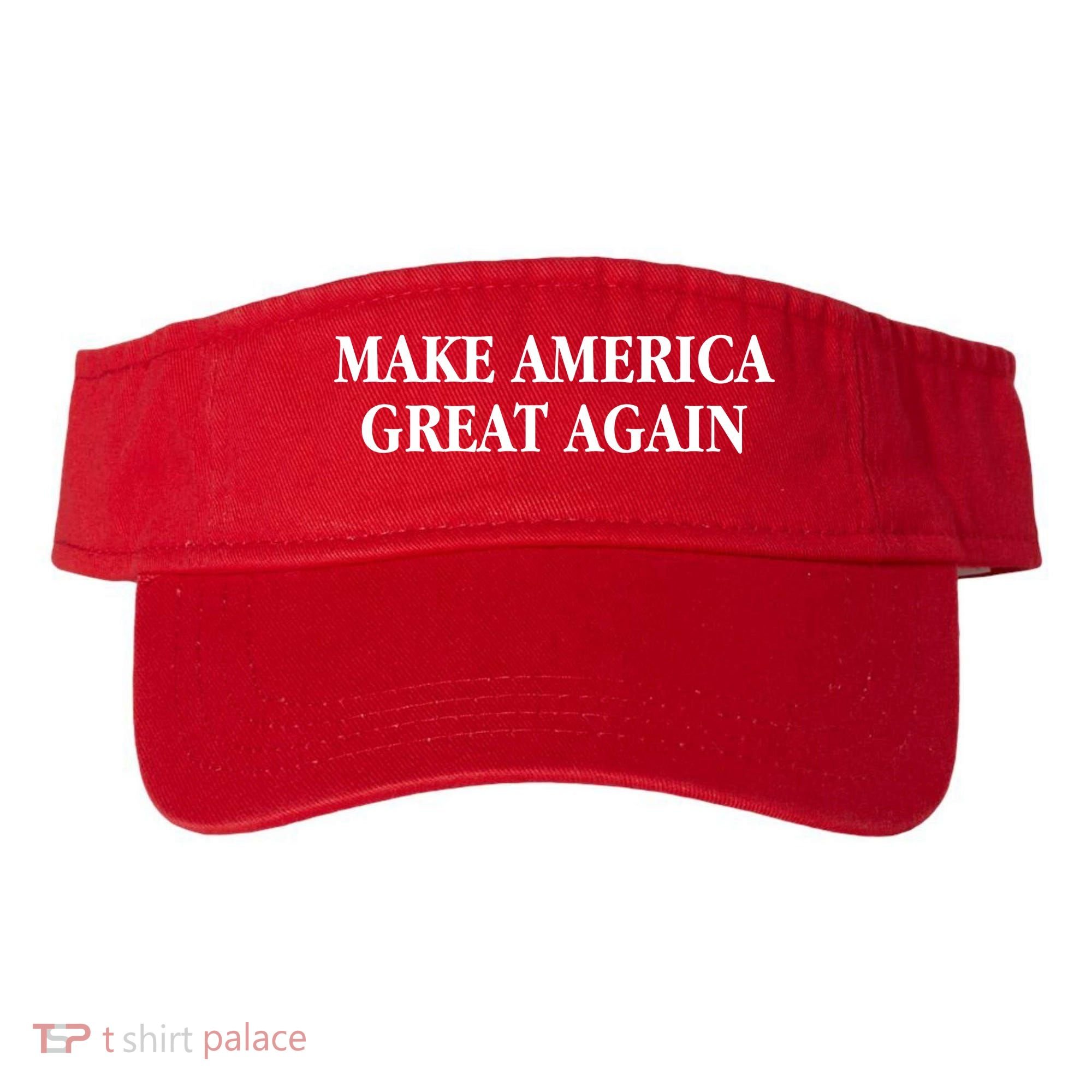 Make America Great Again Trump President Patriotic Visor