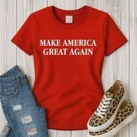 Make America Great Again Trump President Patriotic Women's T-Shirt thumb 3
