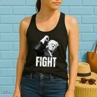 Donald Trump Fist Pump Donald Trump Shooting Women's Tank Top thumb 2