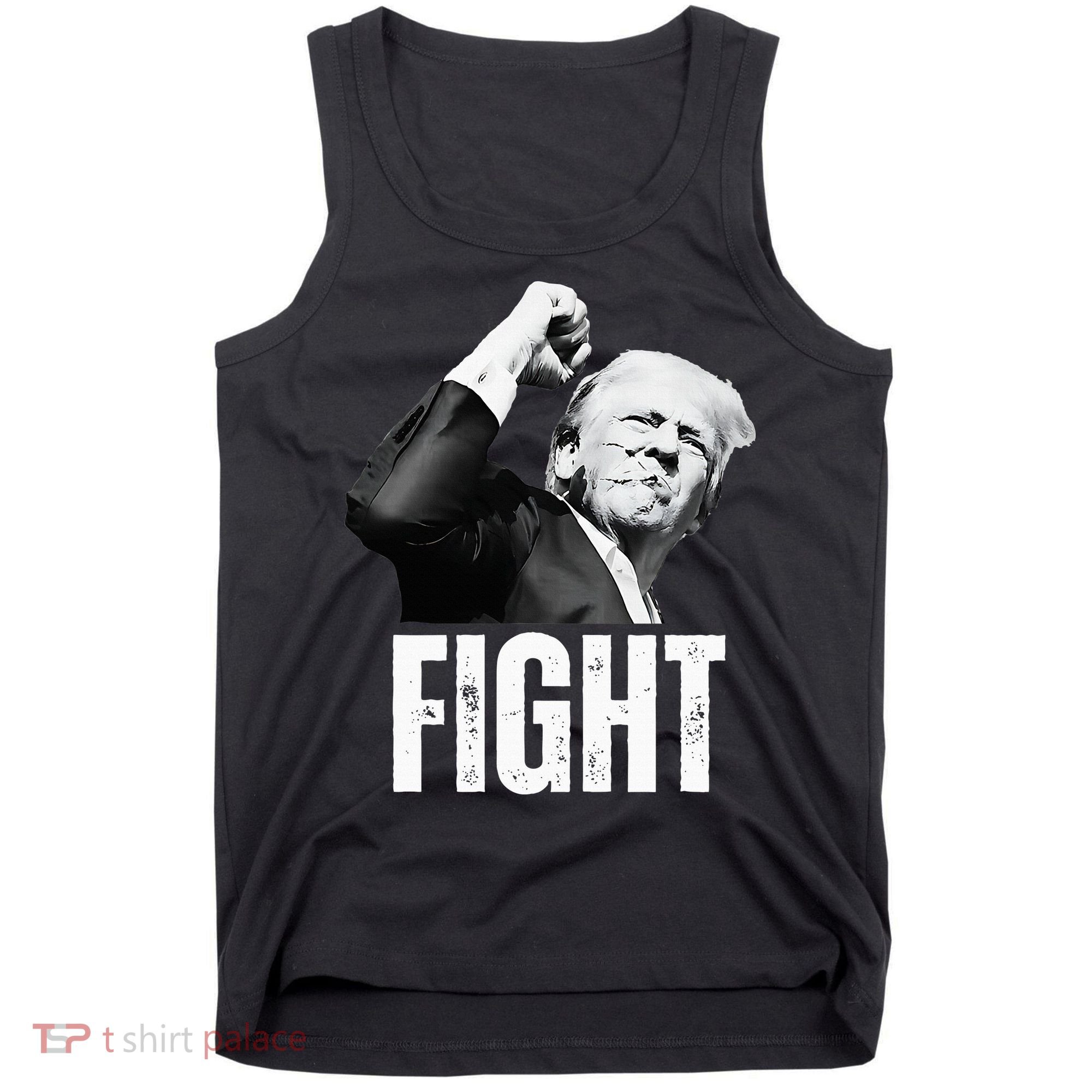 Donald Trump Fist Pump Donald Trump Shooting Tank Top