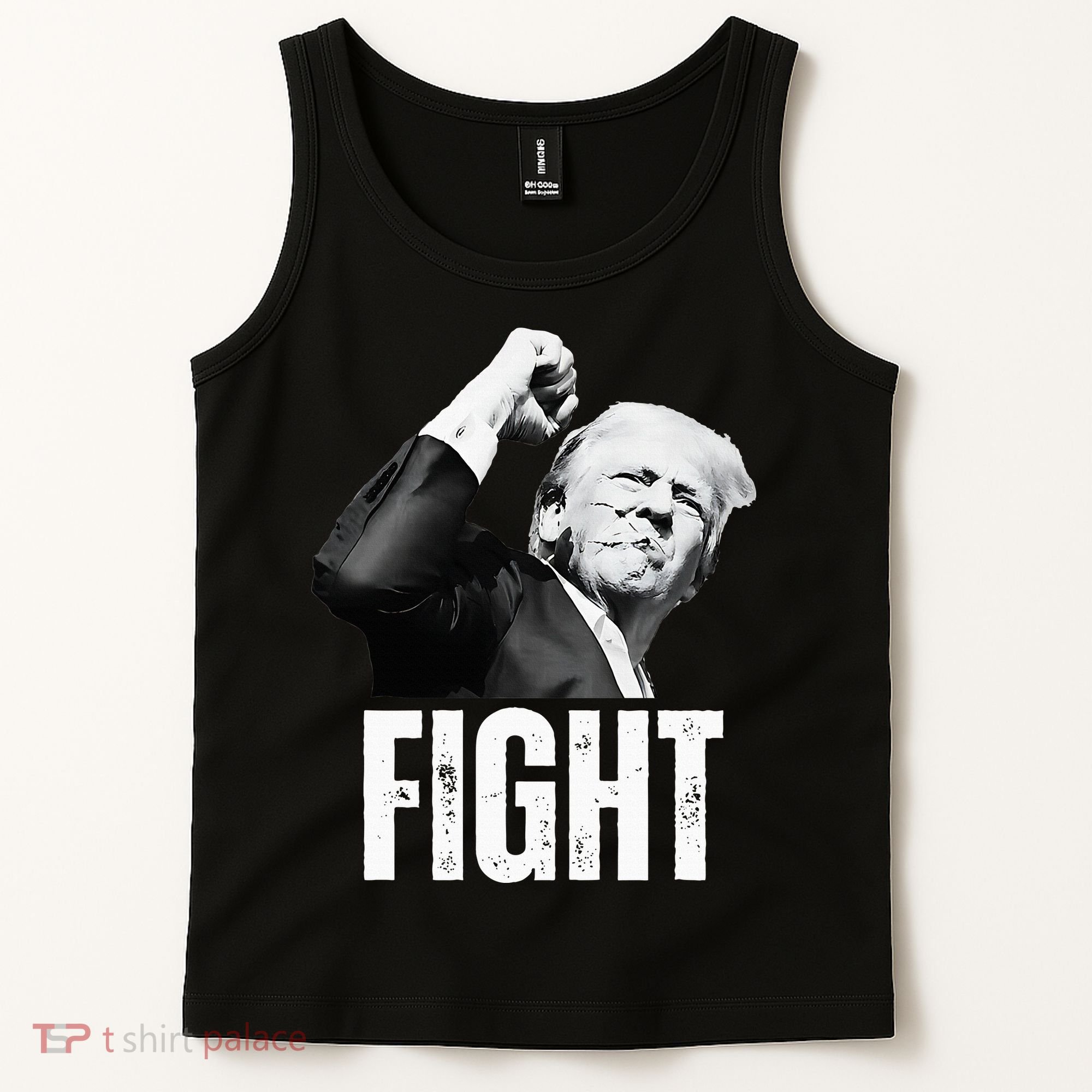 Donald Trump Fist Pump Donald Trump Shooting Tank Top