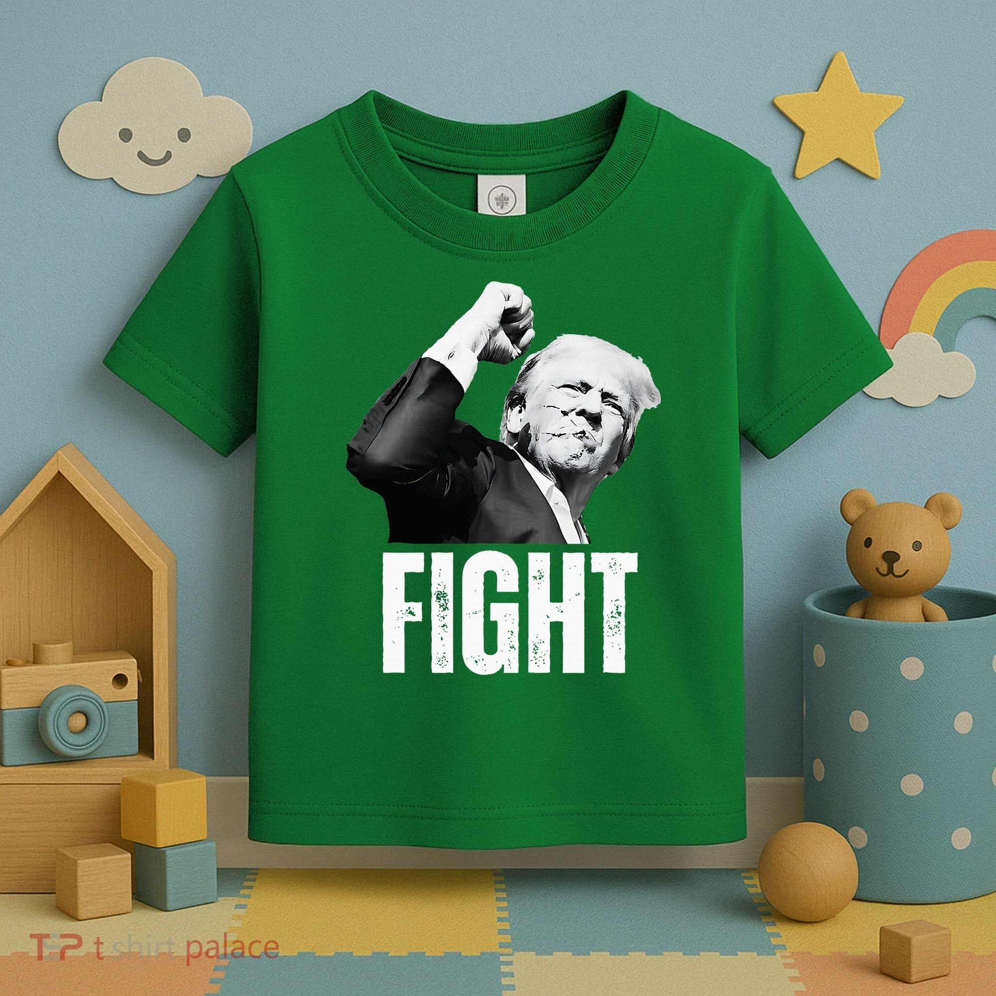 Donald Trump Fist Pump Donald Trump Shooting Toddler T-Shirt