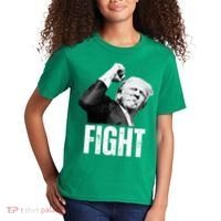 Donald Trump Fist Pump Donald Trump Shooting Kids T-Shirt thumb 2