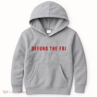 Defund The FBI Kids Hoodie thumb 0