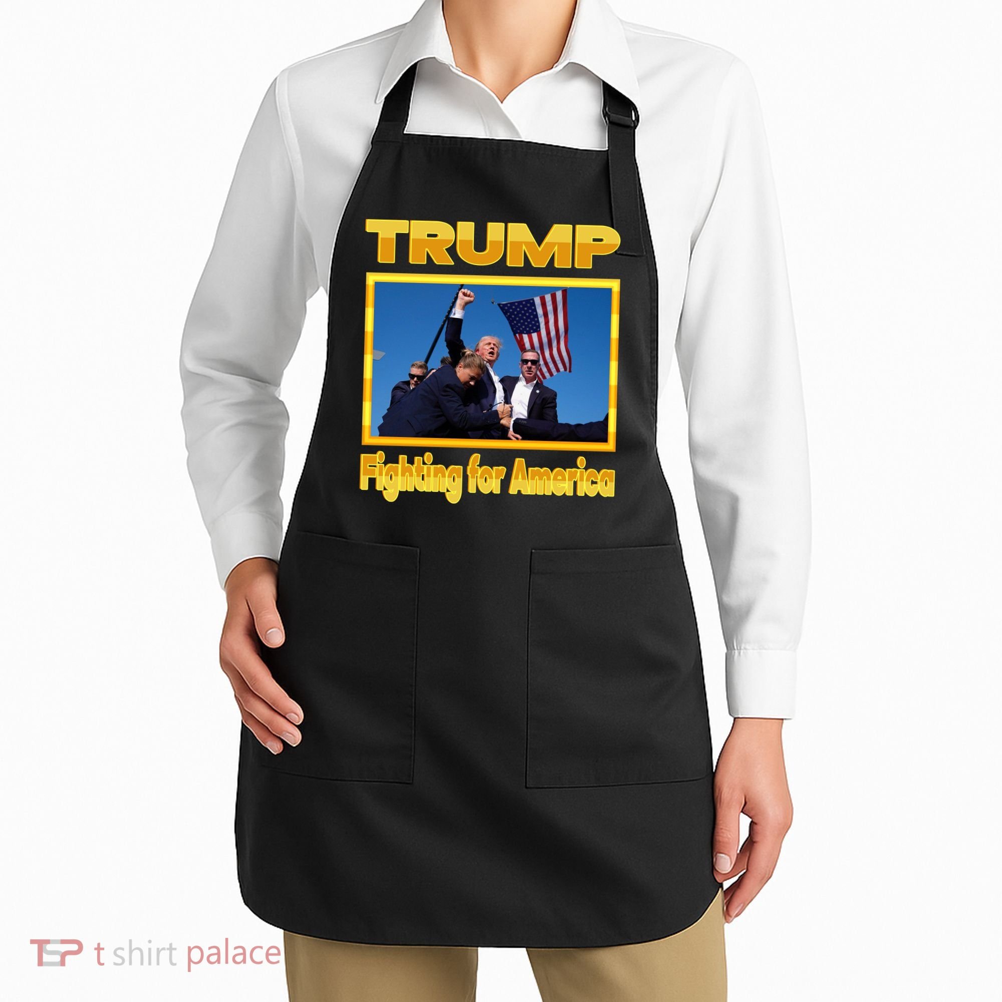 Donald Trump Fighting For America Apron