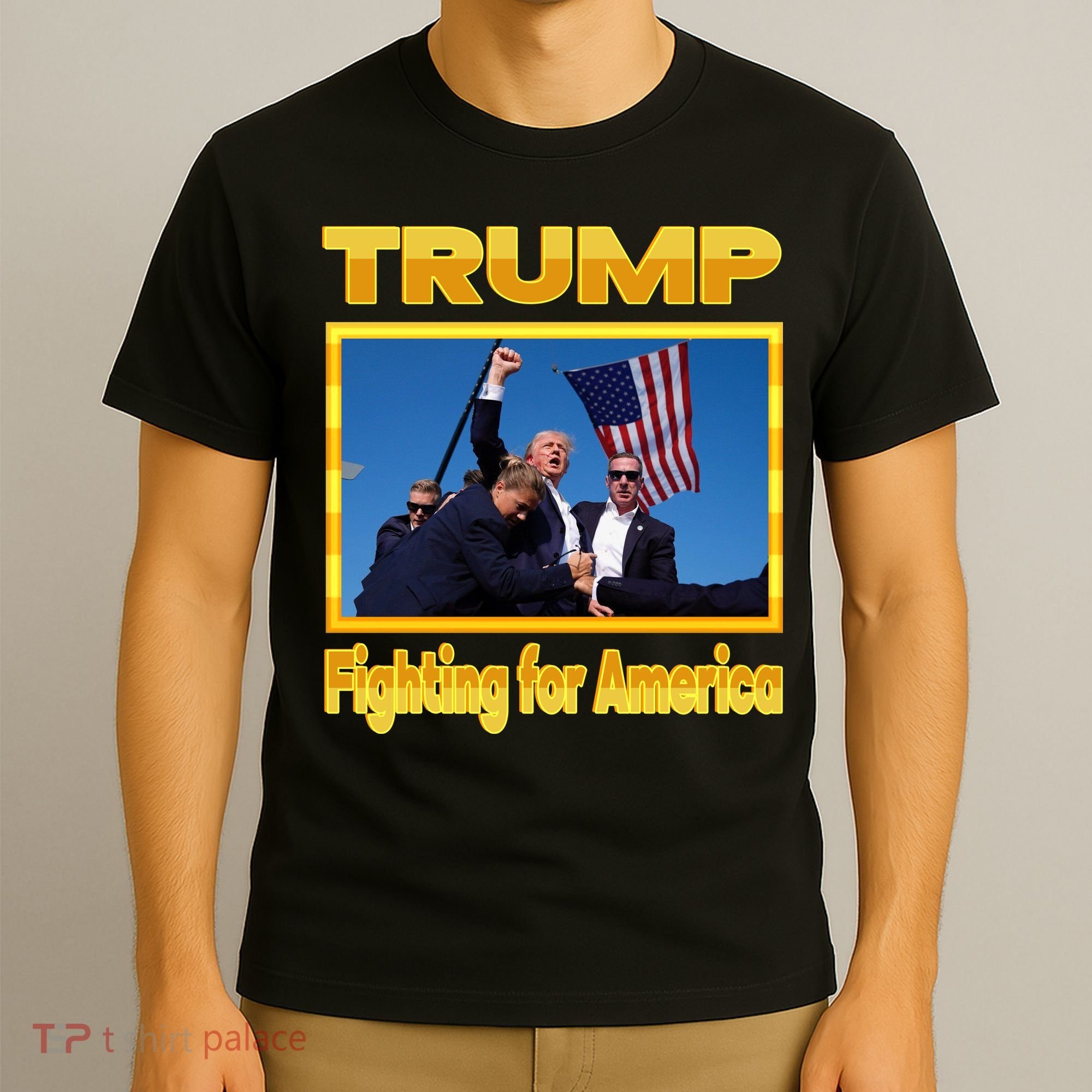 Donald Trump Fighting For America T-Shirt