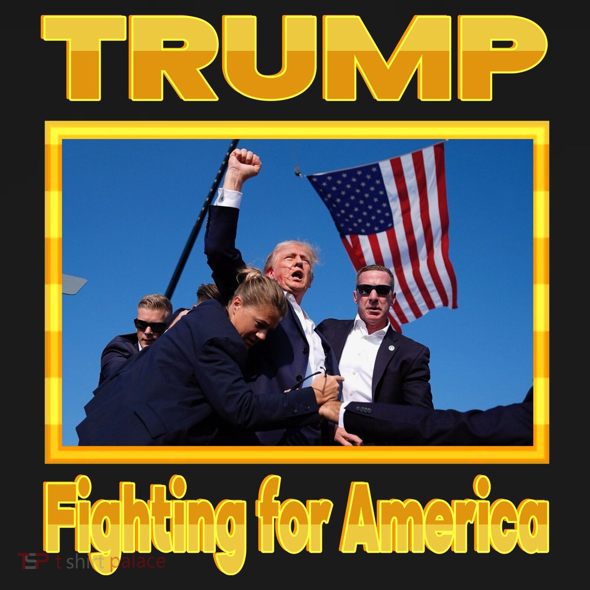 Donald Trump Fighting For America T-Shirt