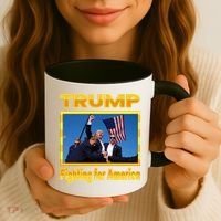 Donald Trump Fighting For America Coffee Mug thumb 3