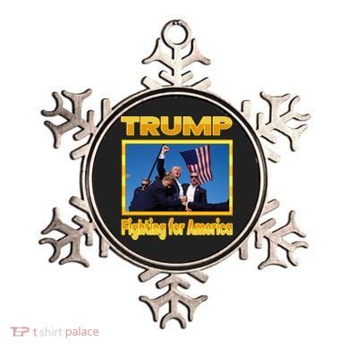 Donald Trump Fighting For America Ornament