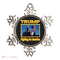 Donald Trump Fighting For America Ornament thumb 0