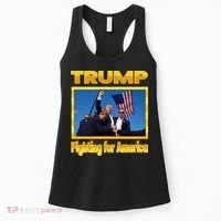 Donald Trump Fighting For America Women's Tank Top thumb 0