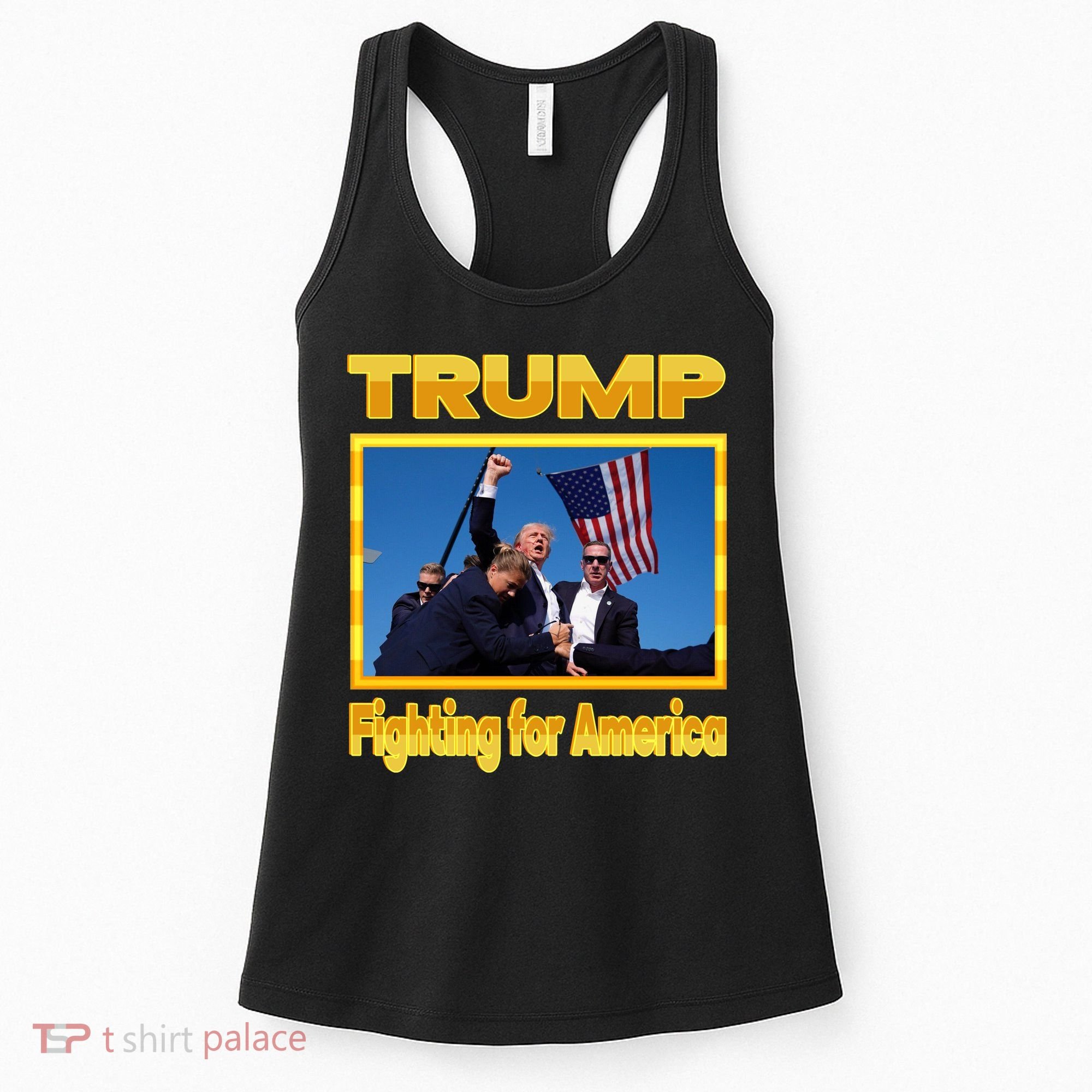 Donald Trump Fighting For America Women's Tank Top