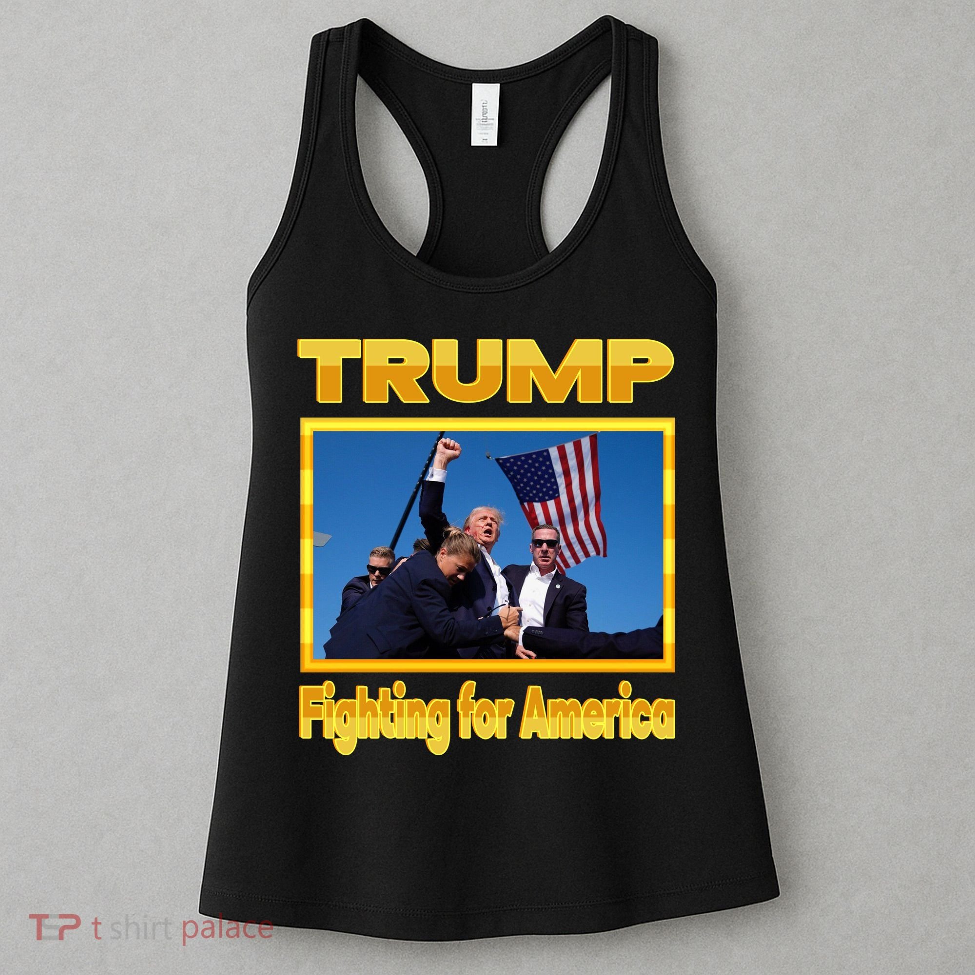 Donald Trump Fighting For America Women's Tank Top