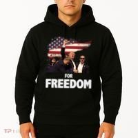 Donald Trump For Freedom Hoodie thumb 2