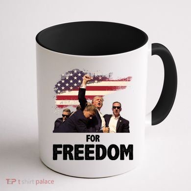 Donald Trump For Freedom Coffee Mug back