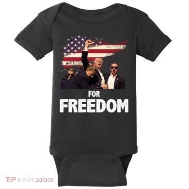 Donald Trump For Freedom Baby Bodysuit