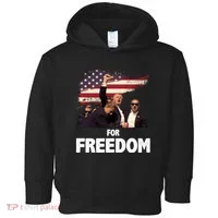 Donald Trump For Freedom Toddler Hoodie thumb 0