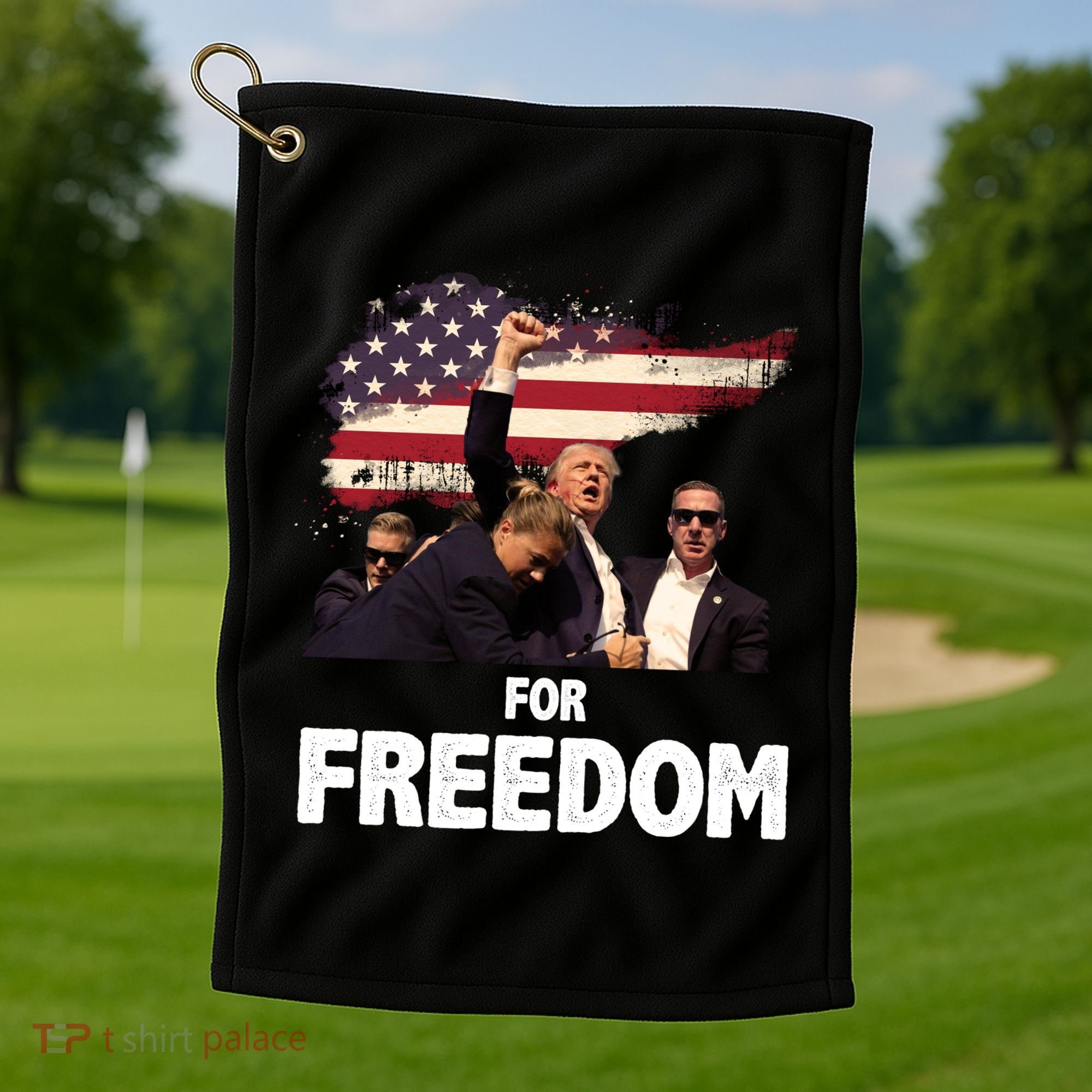 Donald Trump For Freedom Golf Towel