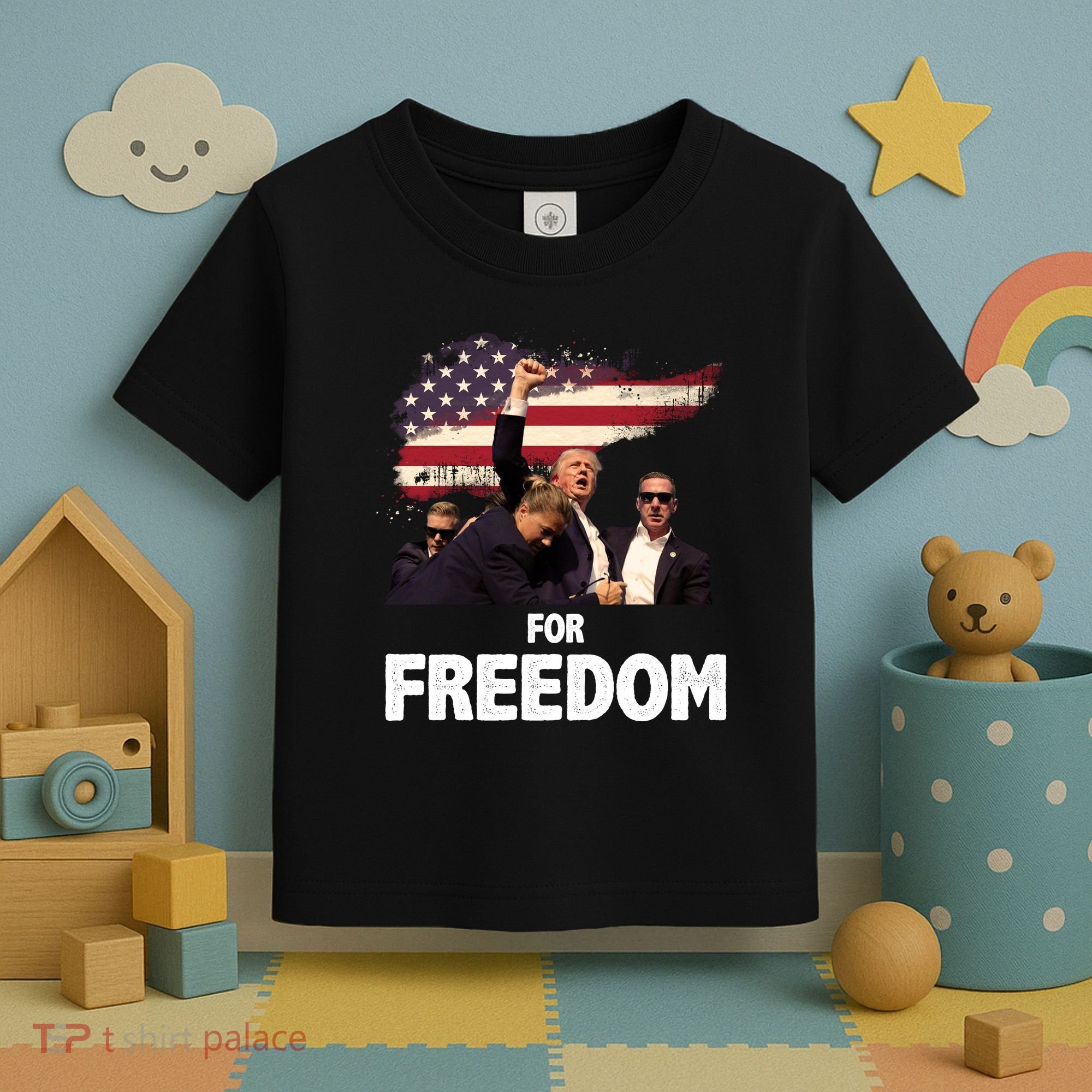 Donald Trump For Freedom Toddler T-Shirt