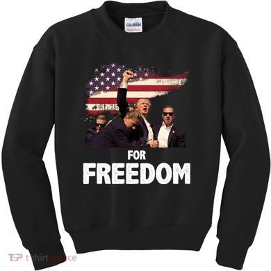 Donald Trump For Freedom Kids Sweatshirt