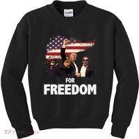 Donald Trump For Freedom Kids Sweatshirt thumb 0