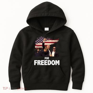 Donald Trump For Freedom Kids Hoodie