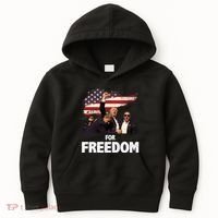 Donald Trump For Freedom Kids Hoodie thumb 0