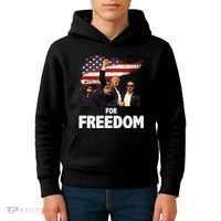 Donald Trump For Freedom Kids Hoodie thumb 4