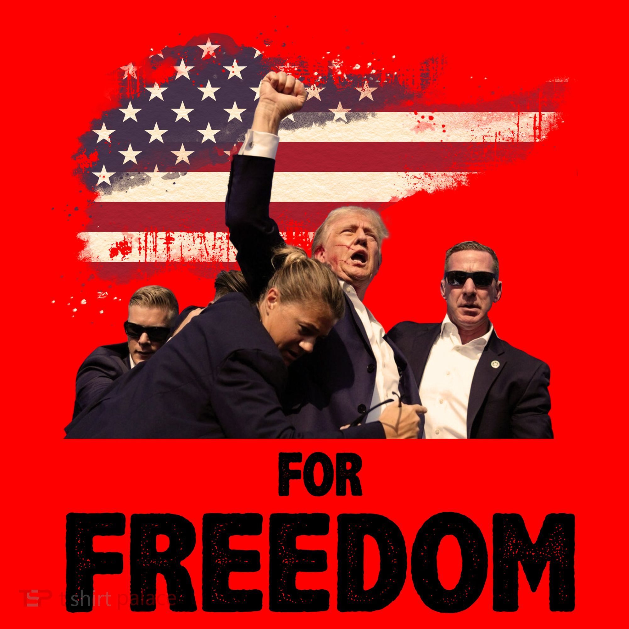 Donald Trump For Freedom Santa Hat