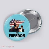 Donald Trump For Freedom Button thumb 0