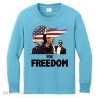 Donald Trump For Freedom Kids Long Sleeve Shirt thumb 0