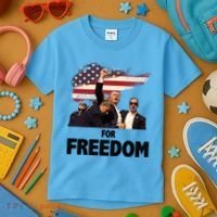 Donald Trump For Freedom Kids T-Shirt thumb 3