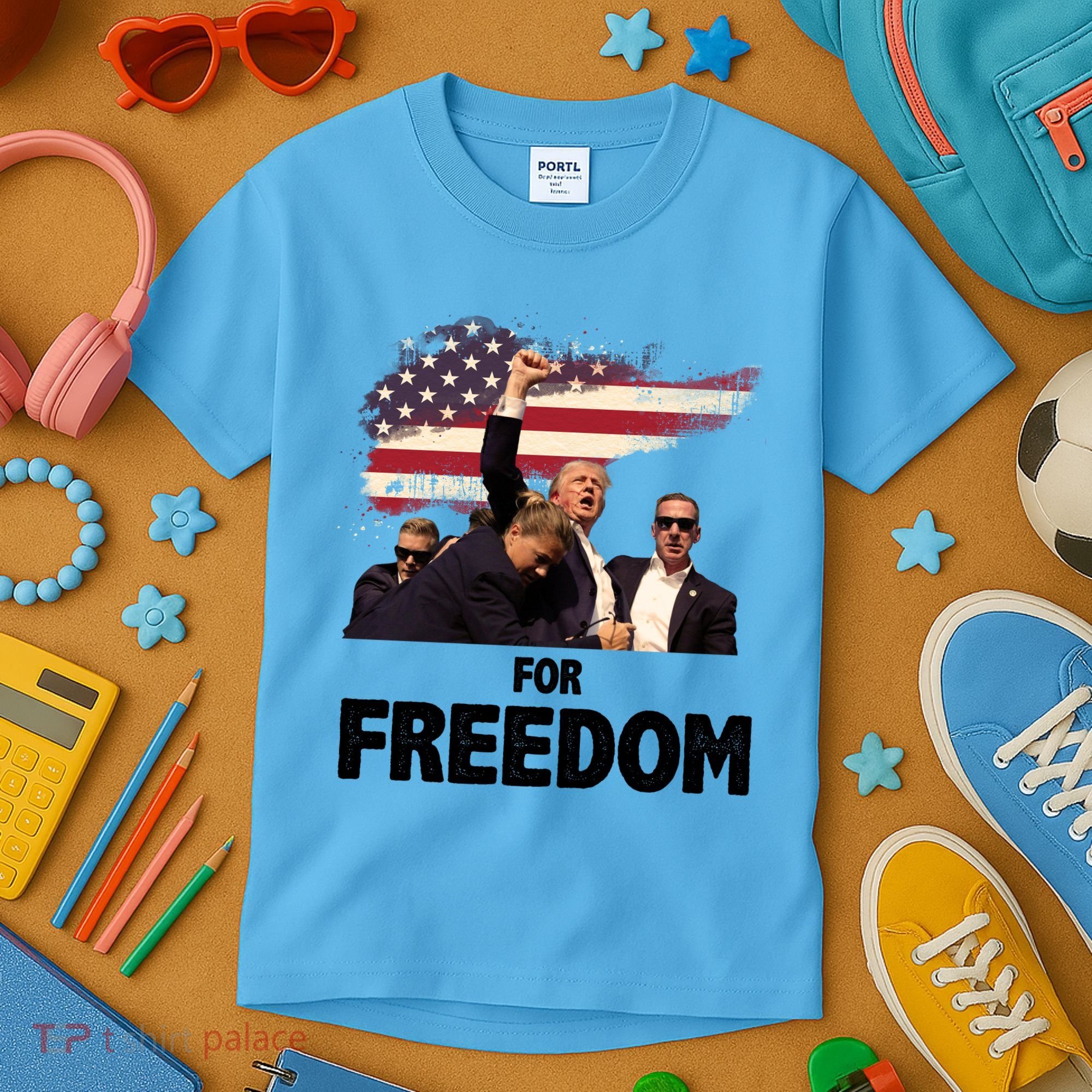 Donald Trump For Freedom Kids T-Shirt