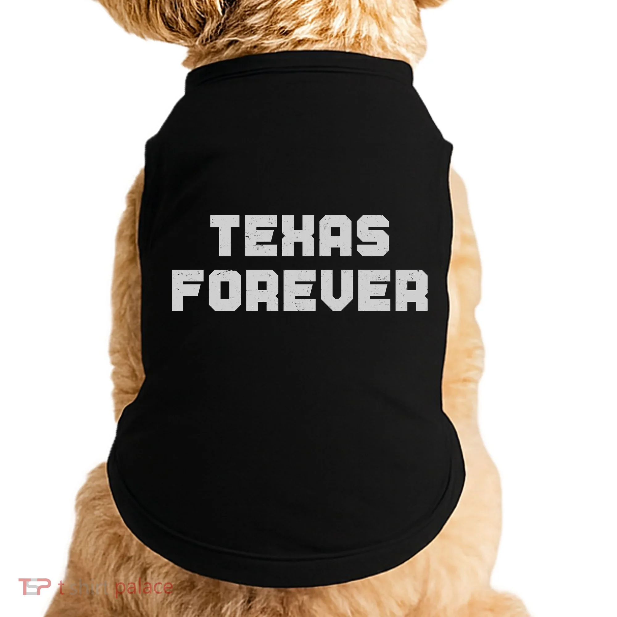 Distressed Texas Forever Doggie Tank