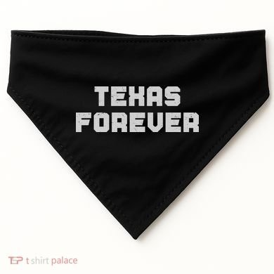 Distressed Texas Forever USA-Made Doggie Bandana