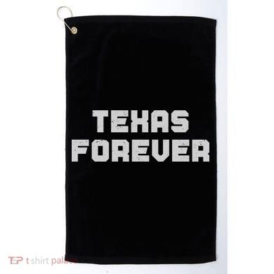 Distressed Texas Forever Golf Towel