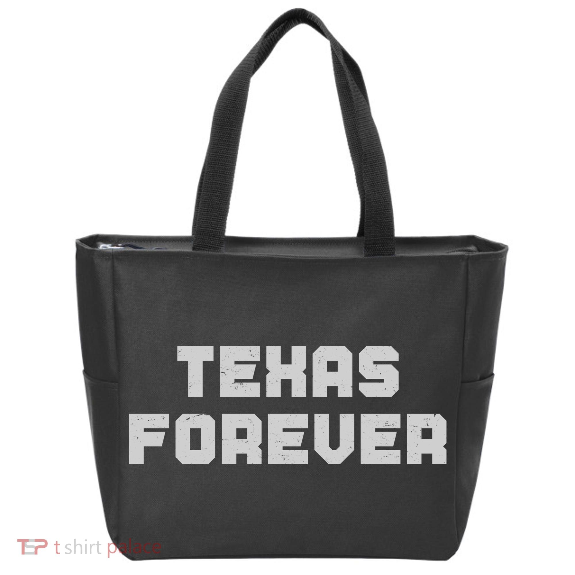 Distressed Texas Forever Tote Bag