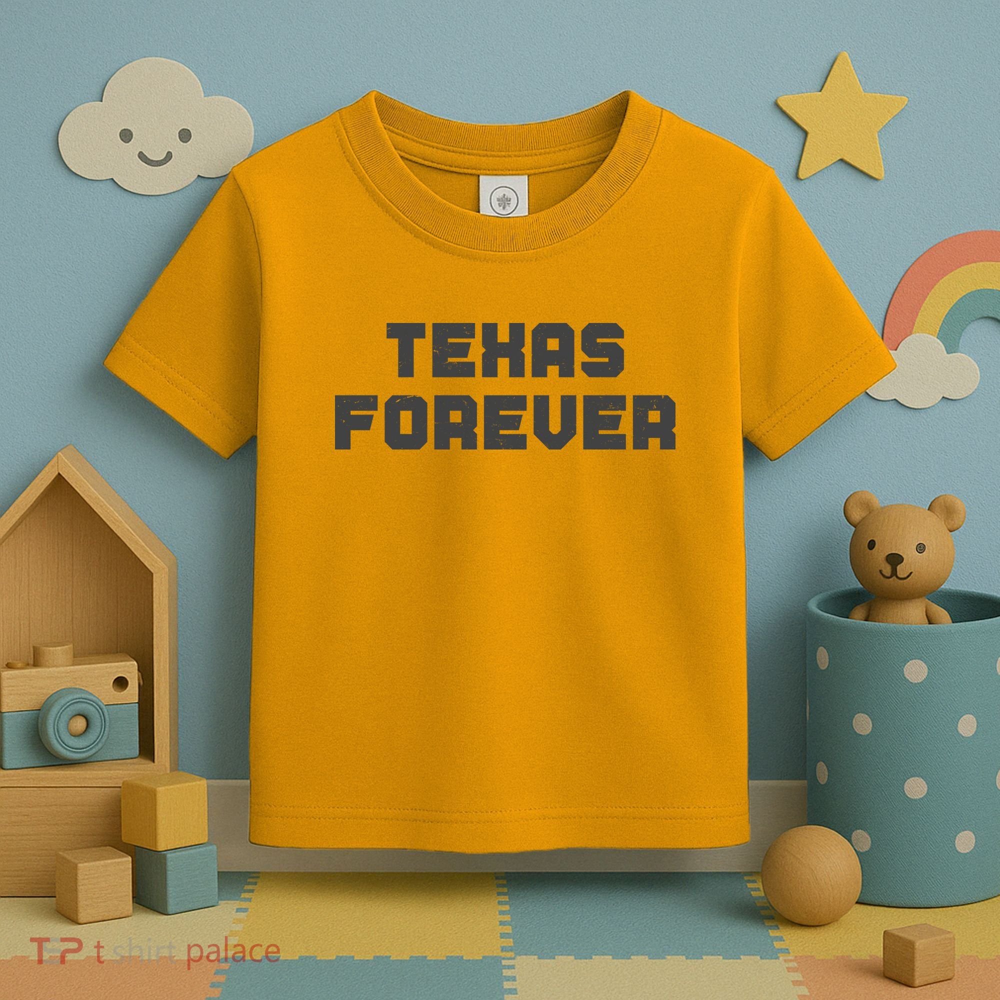 Distressed Texas Forever Toddler T-Shirt