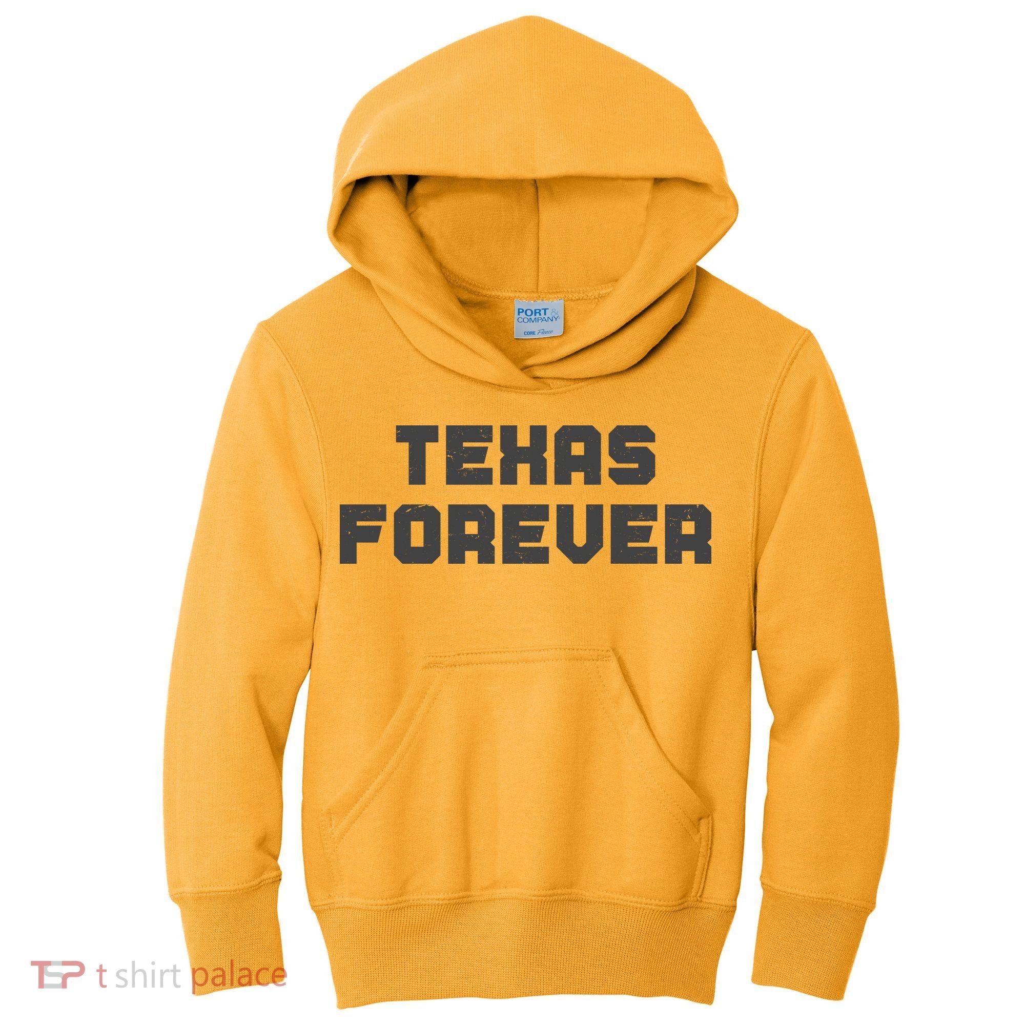 Distressed Texas Forever Kids Hoodie