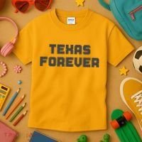 Distressed Texas Forever Kids T-Shirt thumb 3