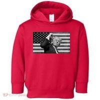 Donald Trump Fight Freedom Usa Flag Toddler Hoodie thumb 0