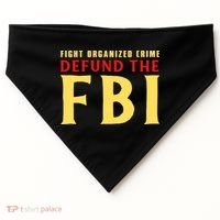 Defund The FBI Conservative USA-Made Doggie Bandana thumb 0