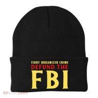 Defund The FBI Conservative Beanie thumb 0