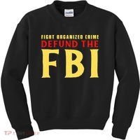Defund The FBI Conservative Kids Sweatshirt thumb 0